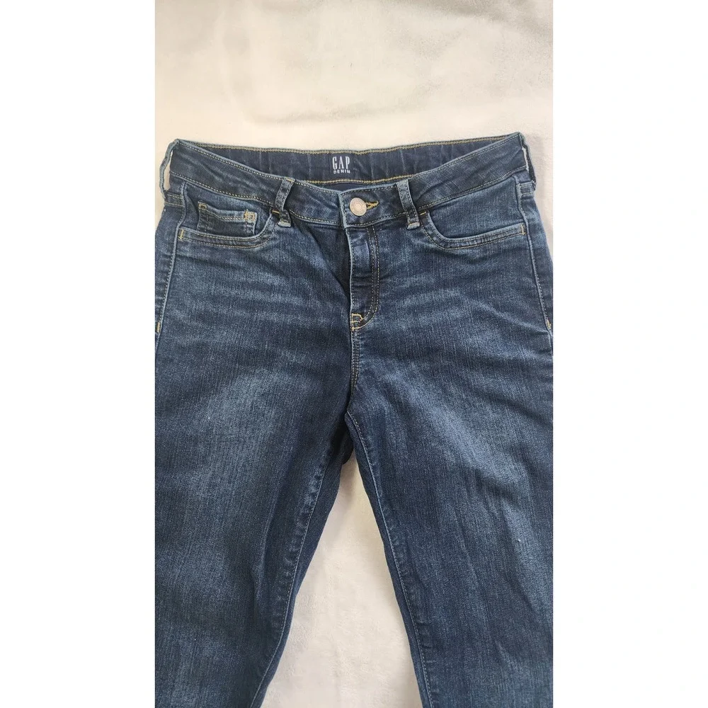 Gap Kids Girls Stretch Super Skinny Jeans Dark Wash Denim Size 14